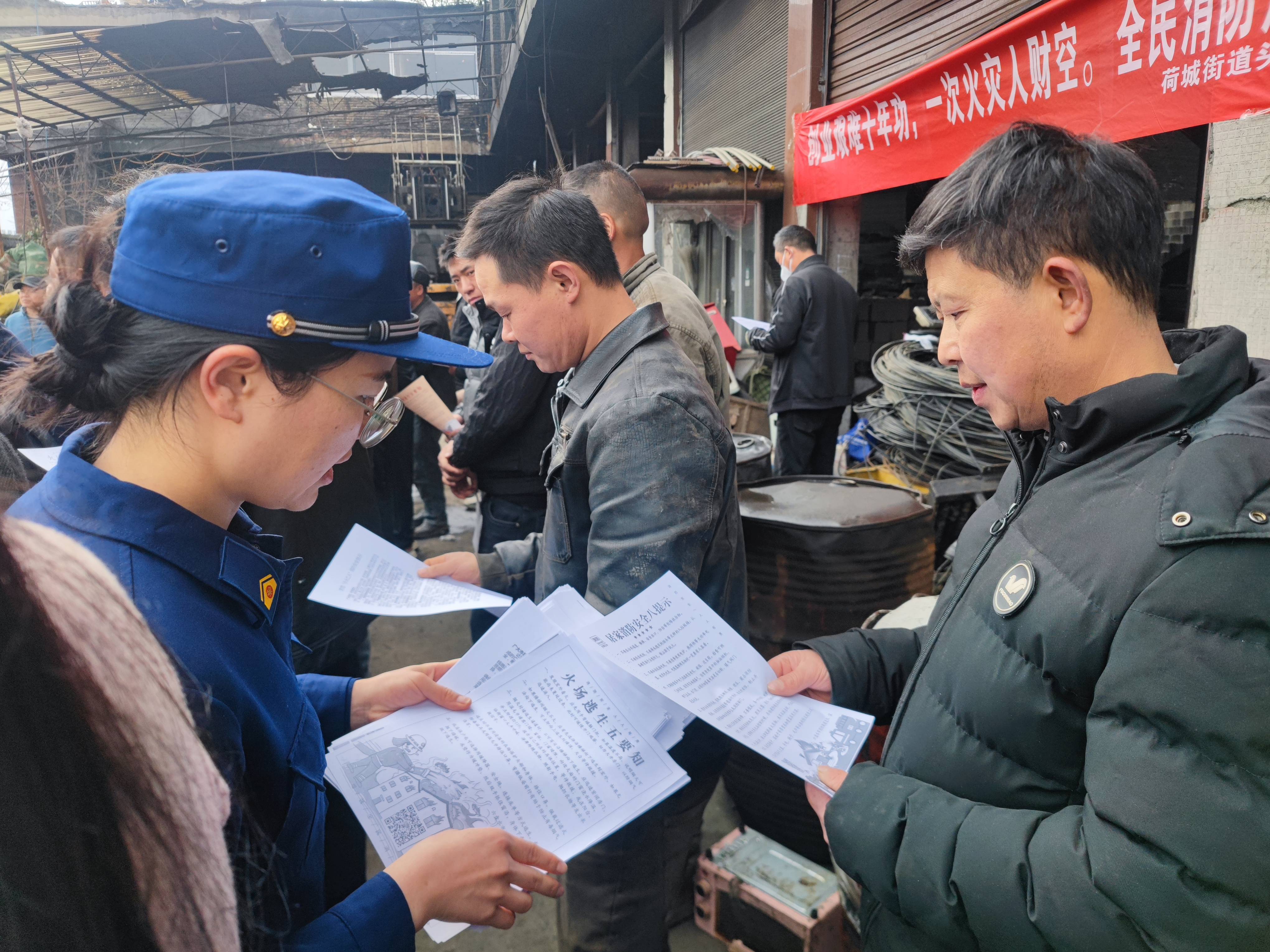 钟山消防当好“三员” 为再生资源回收企业清火患:再生资源回收公司