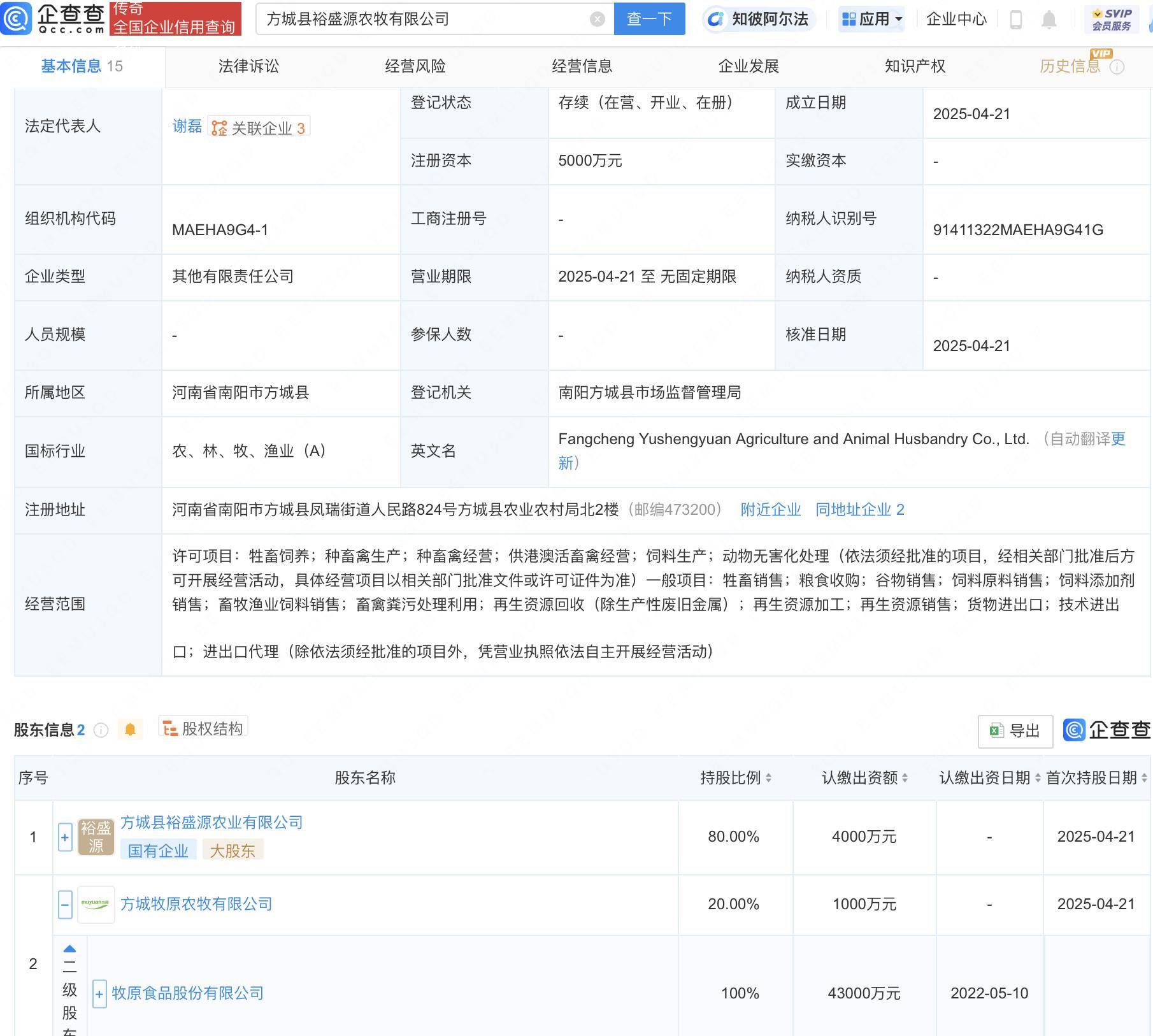 牧原股份携手方城牧原，新公司涉足再生资源加工领域:再生资源回收公司